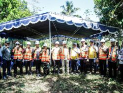 Bupati Lombok Tengah, H. Lalu Pathul Bahri, S.IP., M.AP., Lakukan Peletakan Batu Pertama Pembangunan Infrastruktur Strategis Di Janapri