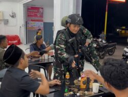 Patroli dan Ronda Malam Brigif TP 31/PS Tingkatkan Rasa Aman, Warga Pekat Sampaikan Penghargaan