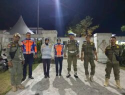 SATPOL PP LOMBOK TENGAH AMANKAN MALAM PENUTUPAN MTQ XXXI PROVINSI NTB   