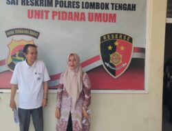 Husri Iramayanthi Resmi Lapor ke Polres Lombok Tengah, Dugaan Penipuan & Penggelapan Rp90 Juta Cysillia Chaniago Tersangka Laporan   