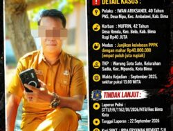 Oknum PNS Asal Desa Nipa jadi Makelar PPPK Rp40 Juta Dilaporkan Polisi, Bapeka Desak Pemkab Bima Lakukan PTDH dan Pidanakan!  