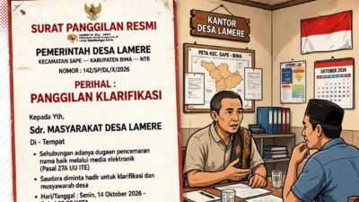 Pemdes Lamere Panggil Warga Terkait Dugaan Pencemaran Nama Baik di Facebook, Netralitas Kades Dipertanyakan Warga